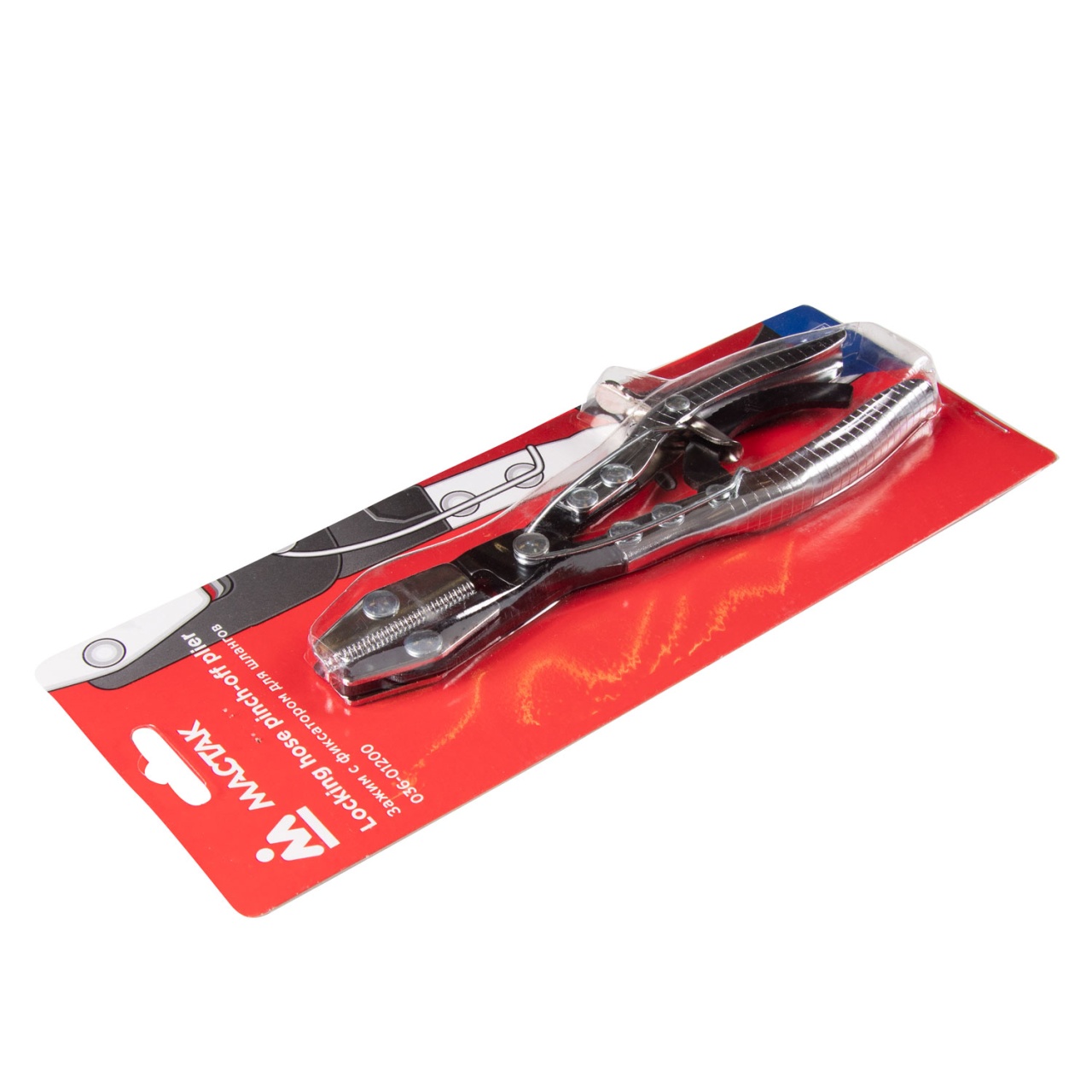 Зажим с фиксатором для шлангов 200 мм МАСТАК 036-01200 купить по цене 2&nbsp;240 ₽ в интернет магазине ТЕХСАД