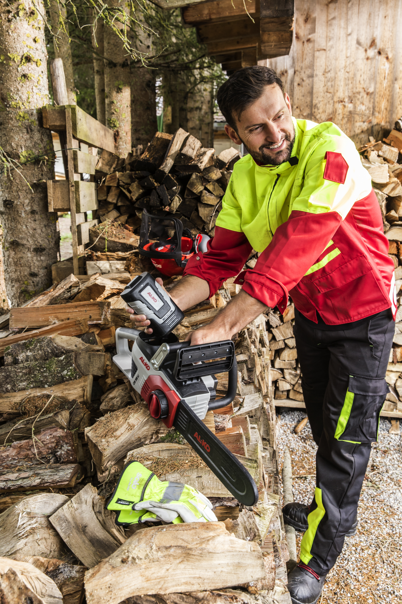 Цепная пила аккумуляторная AL-KO Energy Flex CS 4030 с аккумулятором и ЗУ купить по цене 13&nbsp;492 ₽ в интернет магазине ТЕХСАД