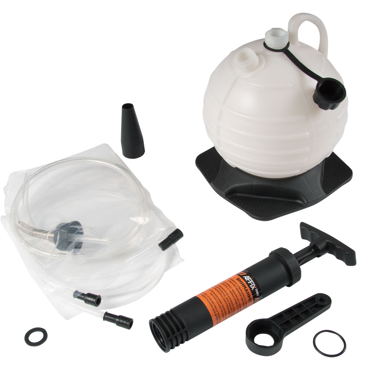 Устройство для слива масла, 6 л AFFIX AF13010006 купить по цене 3&nbsp;420 ₽ в интернет магазине ТЕХСАД