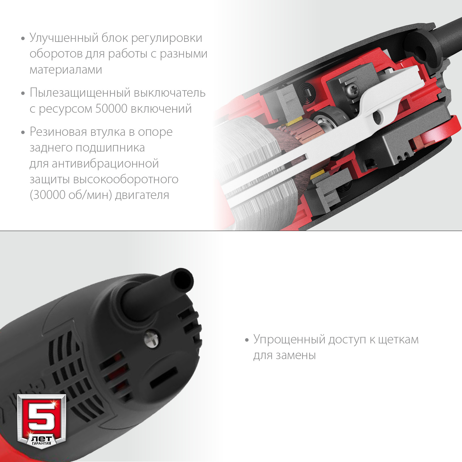 ЗУБР 1100 Вт, 125 мм, углошлифовальная машина (болгарка) УШМ-125-1105 ЭТ купить по цене 4&nbsp;850 ₽ в интернет магазине ТЕХСАД