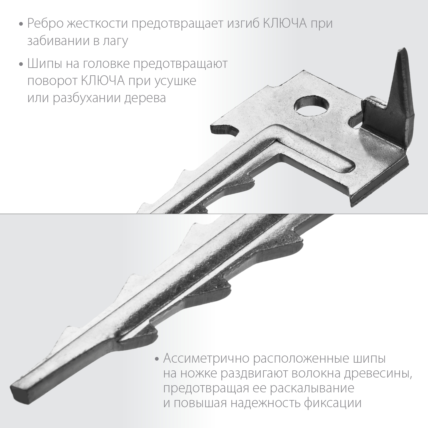 ЗУБР 200 шт, 60 х 30 мм, крепеж ключ с шипом для террасной доски 30705 купить по цене 3&nbsp;210 ₽ в интернет магазине ТЕХСАД