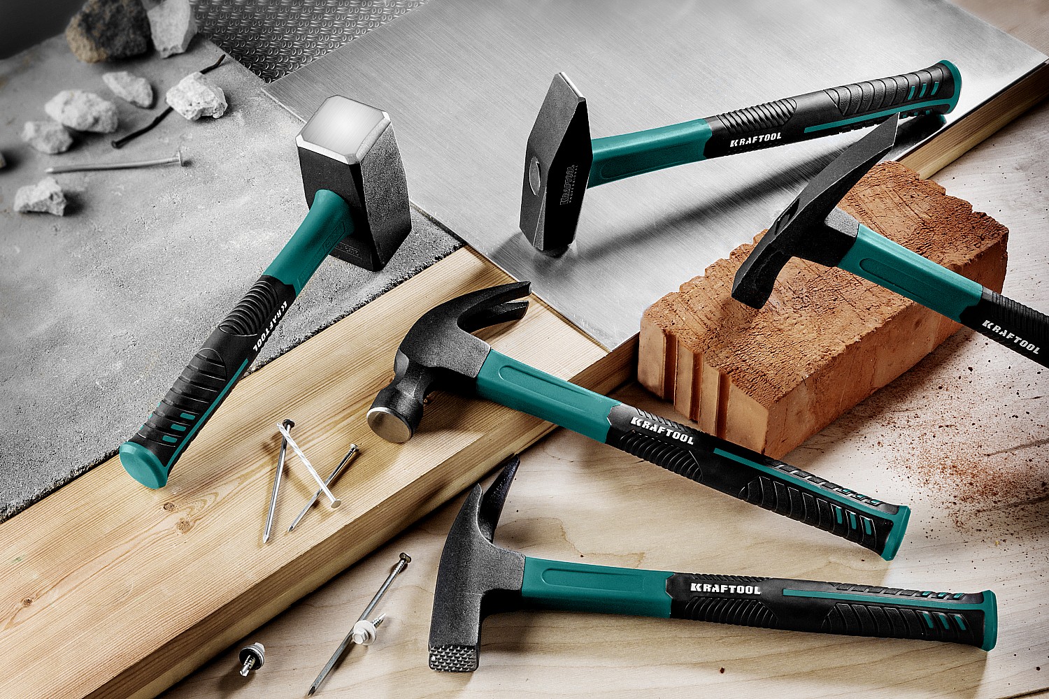 KRAFTOOL 2 кг, с фиберглассовой рукояткой, кувалда 2008-2 купить по цене 1&nbsp;960 ₽ в интернет магазине ТЕХСАД