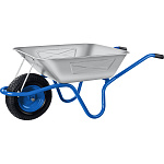 ЗУБР 130 л, 250 кг, одноколесная, с широким пневматическим колесом, тачка строительная ПТ-250 39907 купить по цене 7&nbsp;490 ₽ в интернет магазине ТЕХСАД