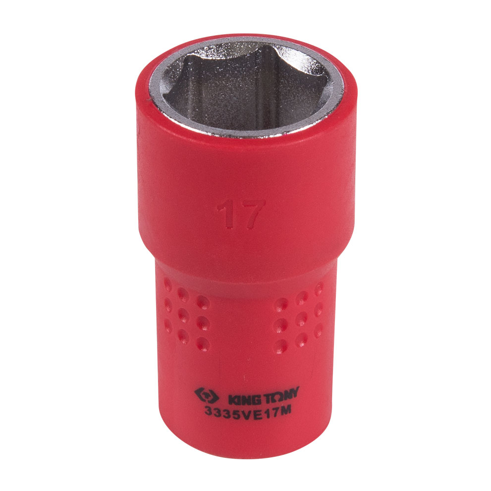 Головка торцевая диэлектрическая шестигранная 3/8'', 17 мм KING TONY 3335VE17M купить по цене 930 ₽ в интернет магазине ТЕХСАД