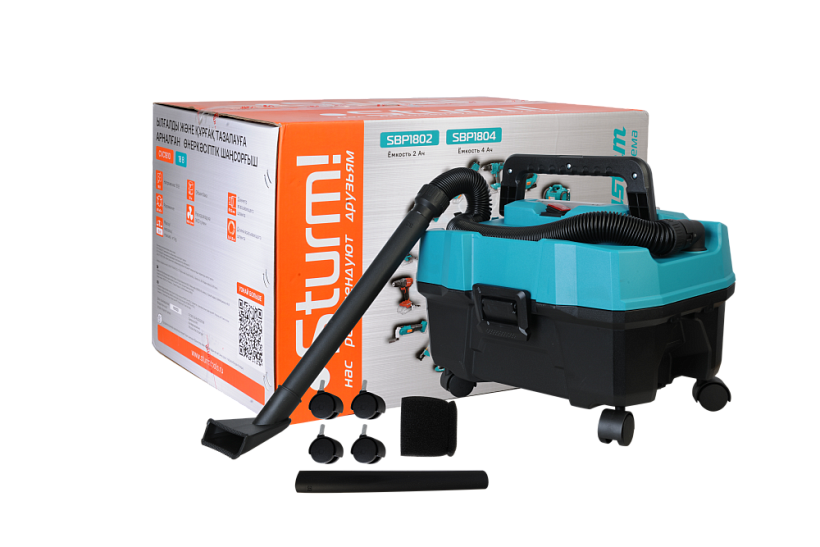 Аккумуляторный пылесос Sturm! CVC1810 купить по цене 5&nbsp;990 ₽ в интернет магазине ТЕХСАД