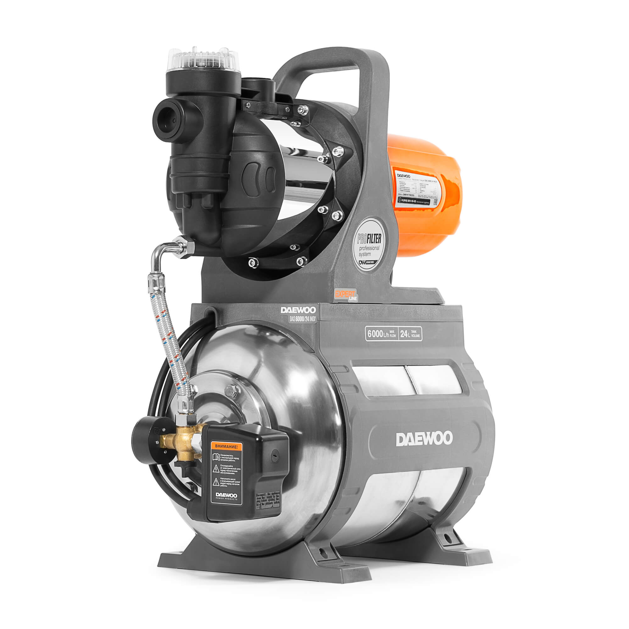 Насосная станция DAEWOO DAS 6000/24 INOX купить по цене 25&nbsp;990 ₽ в интернет магазине ТЕХСАД