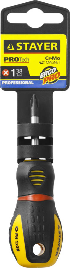 STAYER PH1x38 мм, отвертка ProTech 25132-1-38_z02 купить по цене 56 ₽ в интернет магазине ТЕХСАД