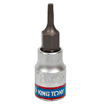 Насадка (бита) торцевая 1/4'', Torx T8, L = 37 мм KING TONY 203308 купить по цене 120 ₽ в интернет магазине ТЕХСАД