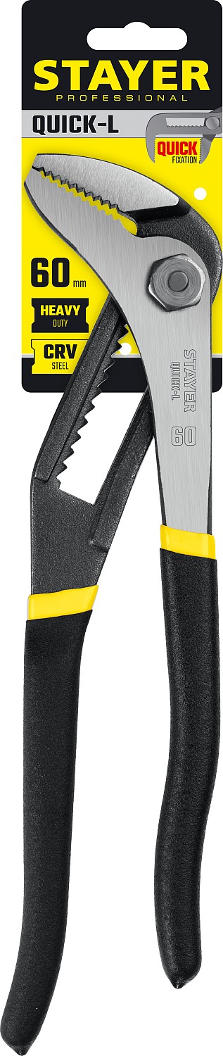 STAYER 270 мм, клещи переставные с быстрой регулировкой Quick-L 22370_z02 Professional купить по цене 1&nbsp;050 ₽ в интернет магазине ТЕХСАД