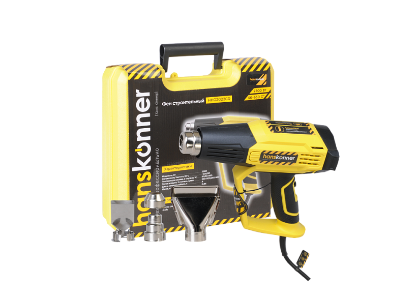 Фен технический Hanskonner HHG2023CD купить по цене 7&nbsp;590 ₽ в интернет магазине ТЕХСАД