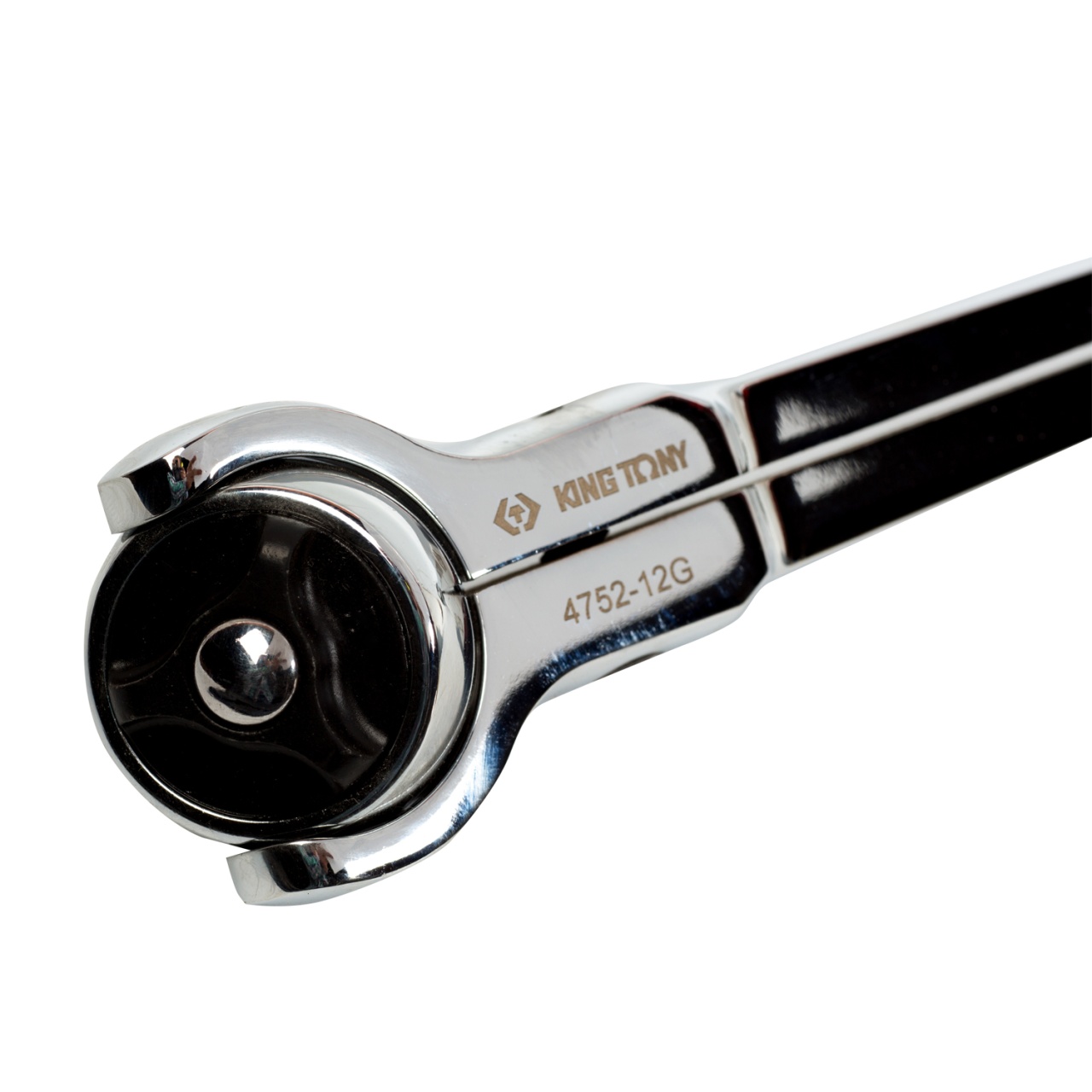 Трещотка 1/2'', 312 мм, 72 зубца, дисковый механизм, поворотная голова с кнопкой KING TONY 4752-12G купить по цене 4&nbsp;170 ₽ в интернет магазине ТЕХСАД