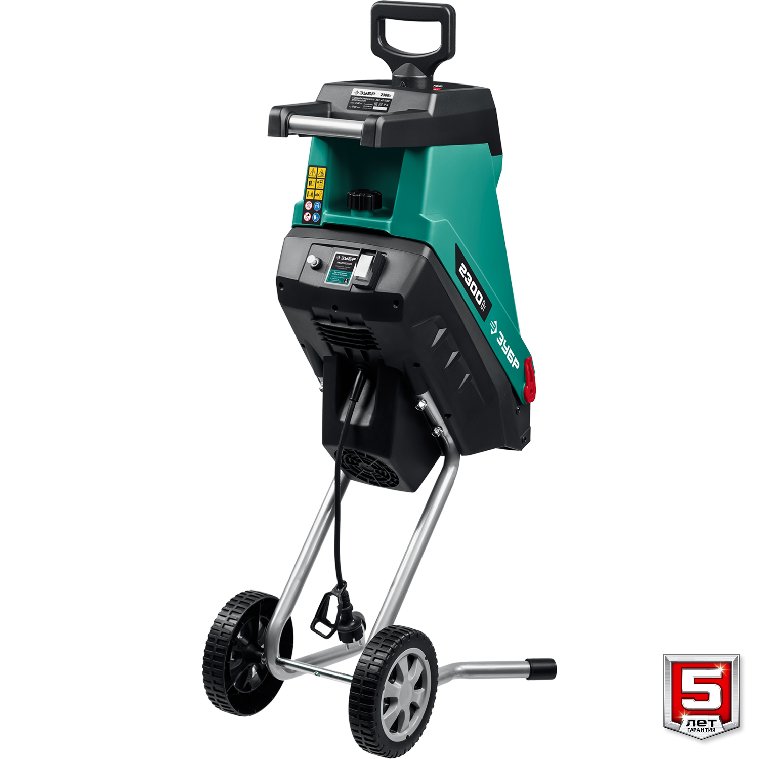 ЗУБР 2300 Вт, измельчитель садовый электрический ЗИЭ-40-2300 Мастер купить по цене 13&nbsp;280 ₽ в интернет магазине ТЕХСАД