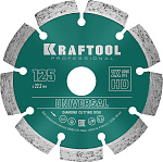 KRAFTOOL Ø 125Х22.2 мм, алмазный, сегментный, по железобетону, высокопрочному бетону диск отрезной UNIVERSAL 36680-125 купить по цене 1&nbsp;570 ₽ в интернет магазине ТЕХСАД