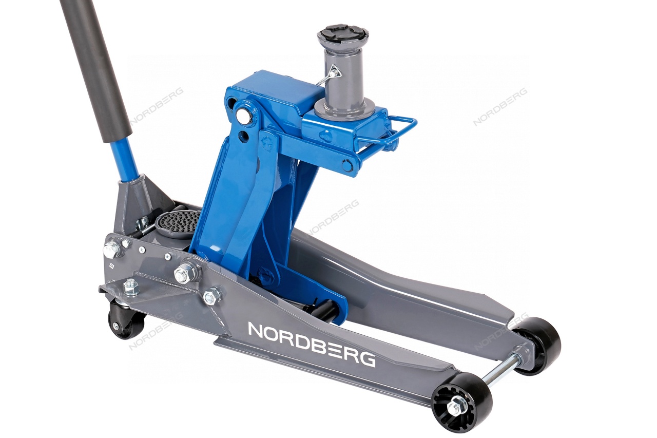 Домкрат подкатной 2, 3 т, с проставкой NORDBERG N32025 купить по цене 20&nbsp;228 ₽ в интернет магазине ТЕХСАД