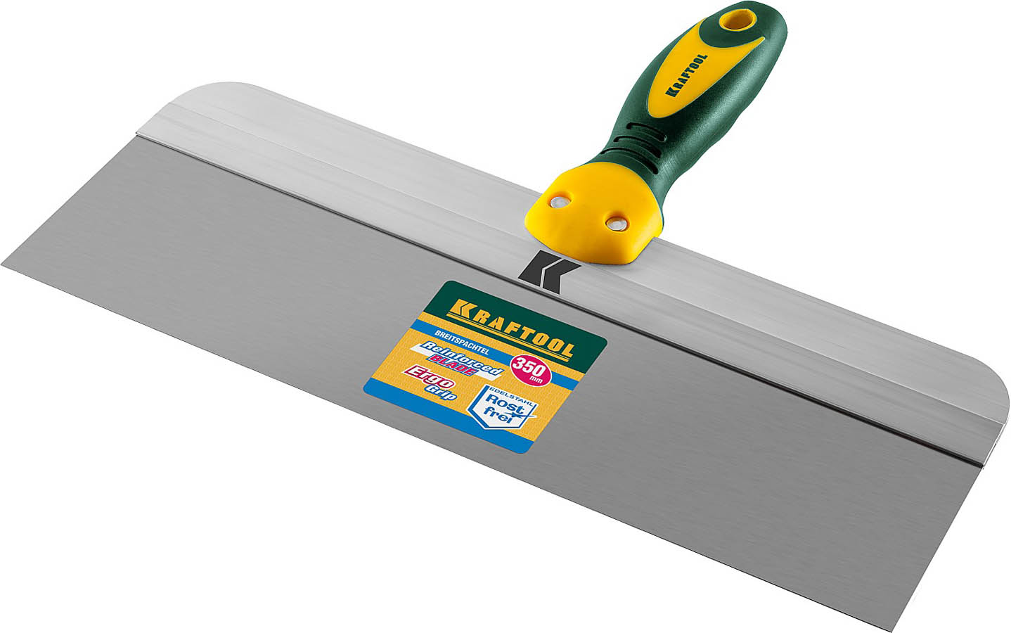 KRAFTOOL 350 мм, нержавеющее полотно, двухкомпонентная рукоятка, шпатель фасадный 10036-350 купить по цене 1&nbsp;610 ₽ в интернет магазине ТЕХСАД