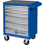 Тележка инструментальная, 6 полок, 'ОПТИМА', синяя МАСТАК 521-06581MB купить по цене 41&nbsp;250 ₽ в интернет магазине ТЕХСАД