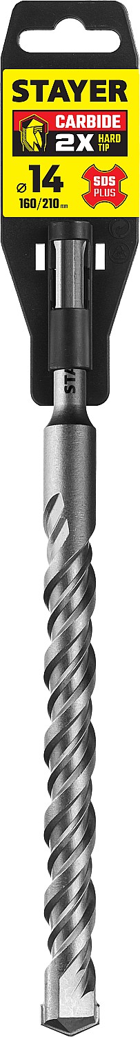 STAYER 14 x 210 мм, бур SDS-plus 2930-210-14_z02 купить по цене 273 ₽ в интернет магазине ТЕХСАД