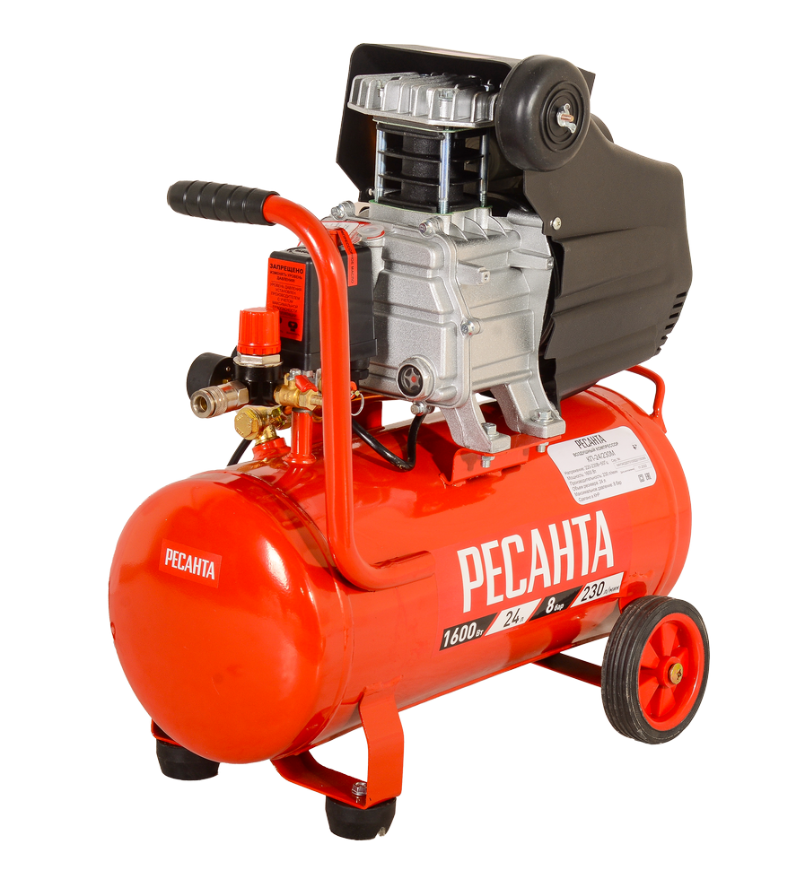 Компрессор Ресанта КП-24/230М купить по цене 12&nbsp;490 ₽ в интернет магазине ТЕХСАД