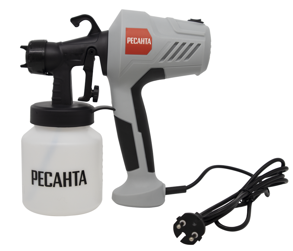 Краскопульт электрический Ресанта ЭКП-400 купить по цене 4&nbsp;390 ₽ в интернет магазине ТЕХСАД