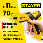 STAYER d=11 мм, 18 г/мин, пистолет термоклеевой электрический PRO 11 0681-20 Professional купить по цене 950 ₽ в интернет магазине ТЕХСАД