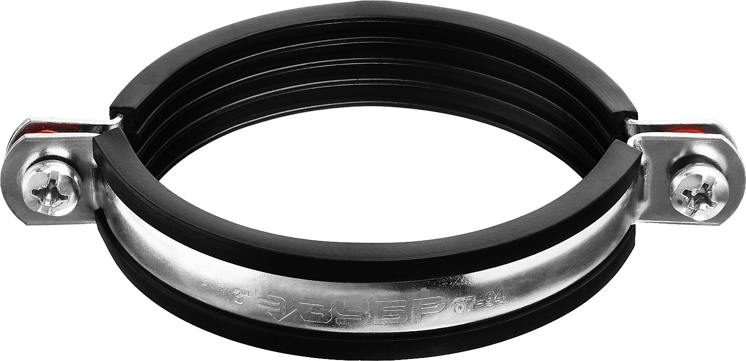 ЗУБР 6 шт., 3'', оцинкованный, хомут трубный с гайкой 37850-87-94 Мастер купить по цене 620 ₽ в интернет магазине ТЕХСАД