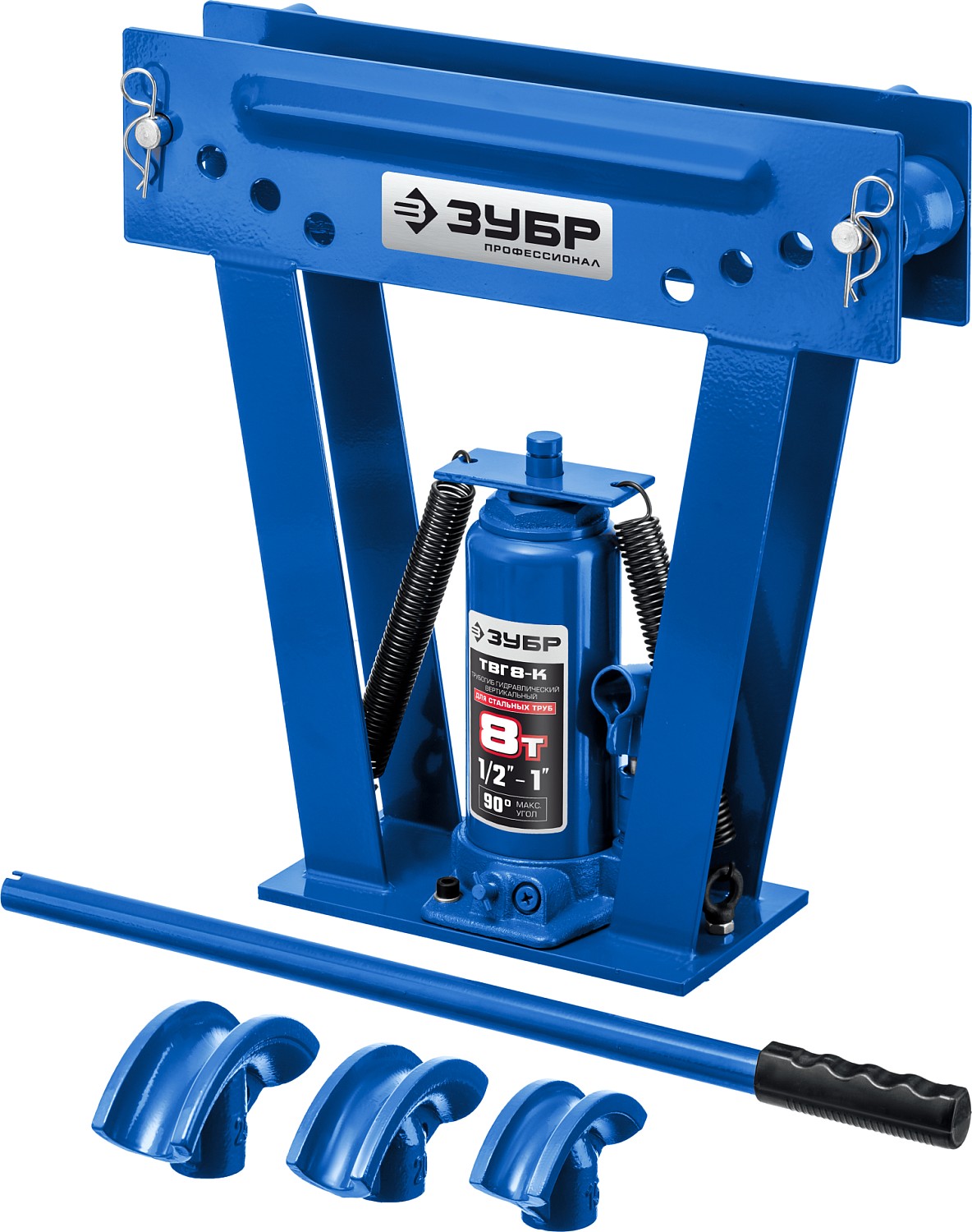 ЗУБР 8 т, кейс, трубогиб гидравлический с ручным приводом ТВГ-8-K 43078-08-K_z01 Профессионал купить по цене 16&nbsp;990 ₽ в интернет магазине ТЕХСАД