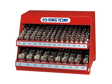 Стенд с торцевыми головками 1/2'', 5/16''-1-1/4'', серия 4335S, 136 предметов KING TONY 4572SR купить по цене 50&nbsp;650 ₽ в интернет магазине ТЕХСАД