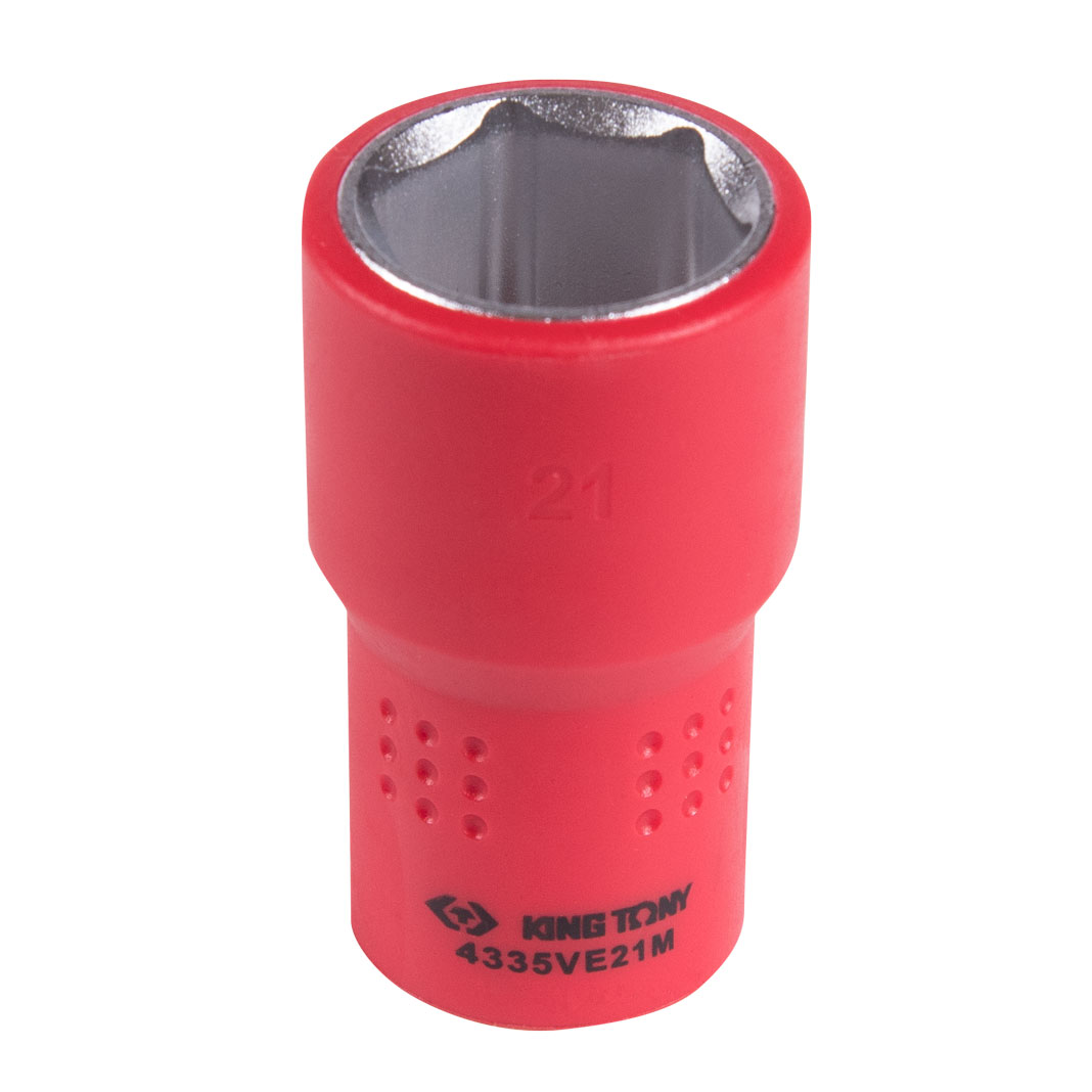 Головка торцевая диэлектрическая шестигранная 1/2'', 21 мм KING TONY 4335VE21M купить по цене 1&nbsp;210 ₽ в интернет магазине ТЕХСАД
