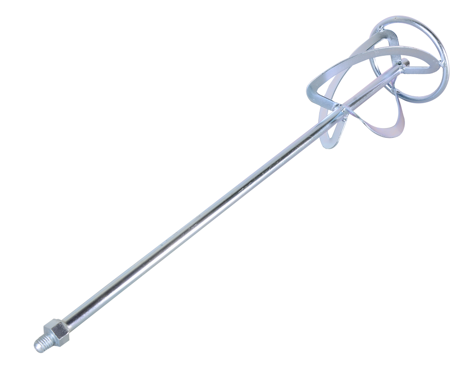 Насадка-миксер оцинкованная Вихрь 120х600 мм, М14 для строительных смесей купить по цене 1&nbsp;082 ₽ в интернет магазине ТЕХСАД