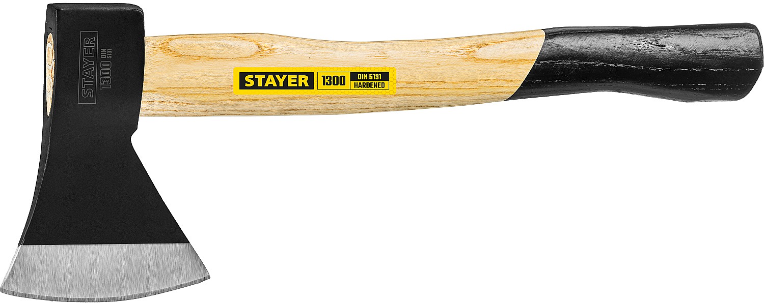STAYER 1300 г., топор кованый с деревянной рукояткой 430 мм 20610-13_z01 купить по цене 1&nbsp;170 ₽ в интернет магазине ТЕХСАД