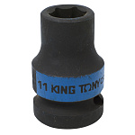 Головка торцевая ударная шестигранная 1/2'', 11 мм KING TONY 453511M купить по цене 300 ₽ в интернет магазине ТЕХСАД