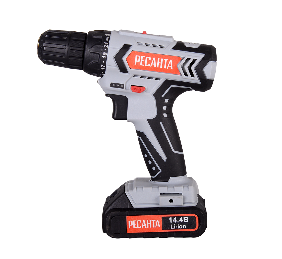 Дрель-шуруповерт аккумуляторная Ресанта ДА-14-2Л купить по цене 4&nbsp;690 ₽ в интернет магазине ТЕХСАД