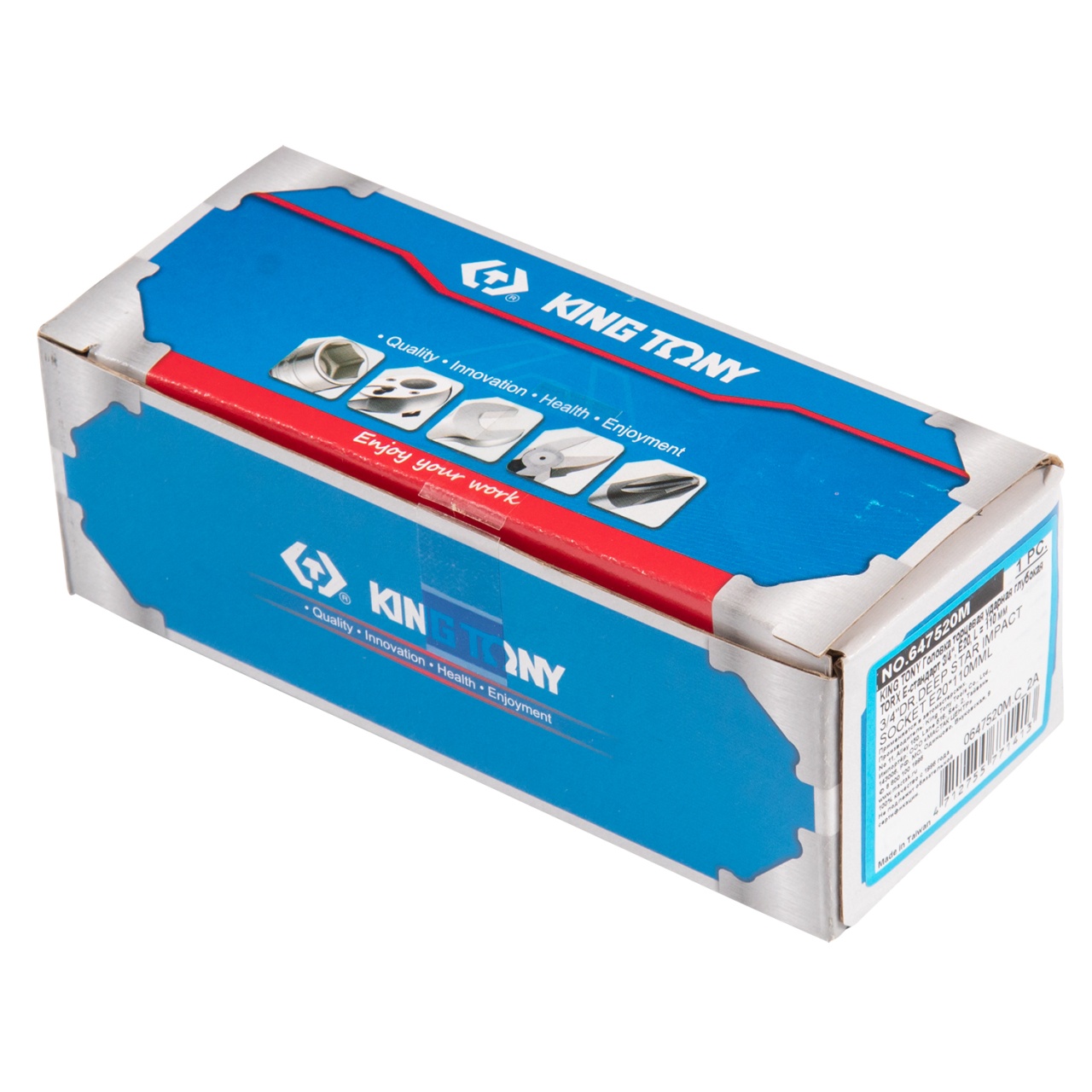 Головка торцевая ударная глубокая TORX Е-стандарт 3/4'', E20, L = 110 мм KING TONY 647520M купить по цене 2&nbsp;180 ₽ в интернет магазине ТЕХСАД