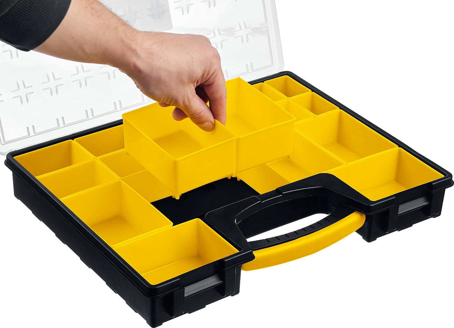 STAYER 420 x 330 x 50 мм (16,5''), пластиковый, органайзер со съемными лотками MULTIMAX 2-38032 купить по цене 1&nbsp;171 ₽ в интернет магазине ТЕХСАД