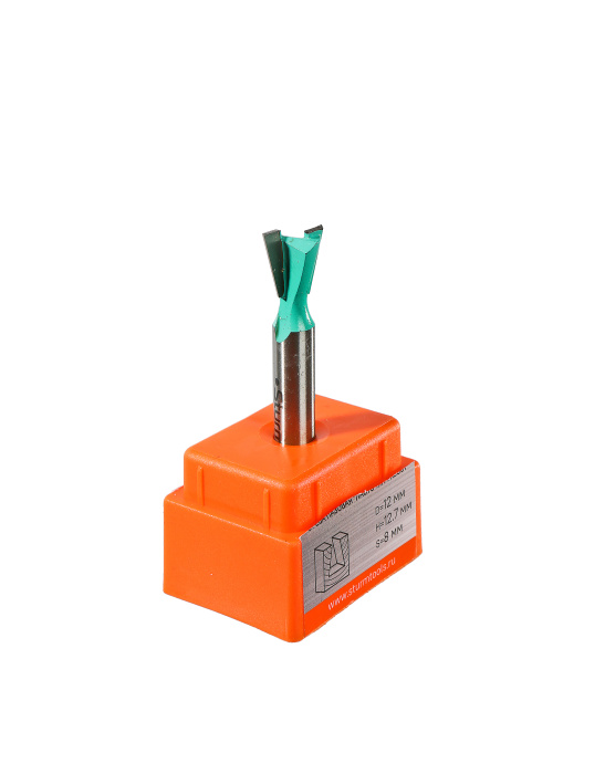 RB05-081212 Фреза пазовая ''ласточкин хвост'' DxHxL 12x12.7x53.7 мм, хв.8 Sturm! купить по цене 160 ₽ в интернет магазине ТЕХСАД