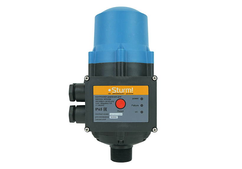 Контроллер давления для насоса Sturm! WPA10M купить по цене 2&nbsp;390 ₽ в интернет магазине ТЕХСАД
