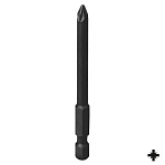 Вставка (бита) торцевая 1/4'', Pozidriv, PZ1, L = 70 мм, для шуруповерта KING TONY 717001Z купить по цене 110 ₽ в интернет магазине ТЕХСАД
