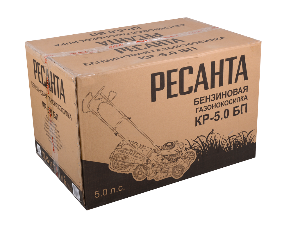 Бензиновая газонокосилка Ресанта КР-5.0 БП купить по цене 33&nbsp;090 ₽ в интернет магазине ТЕХСАД