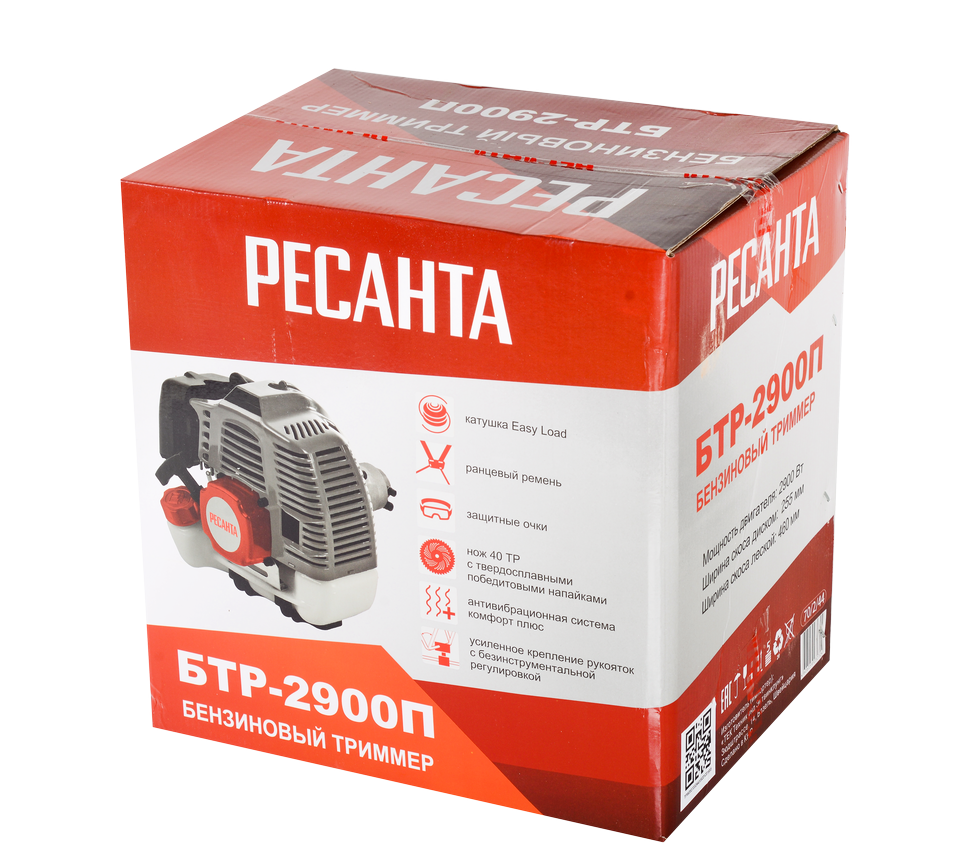 Триммер бензиновый Ресанта БТР-2900П купить по цене 14&nbsp;590 ₽ в интернет магазине ТЕХСАД