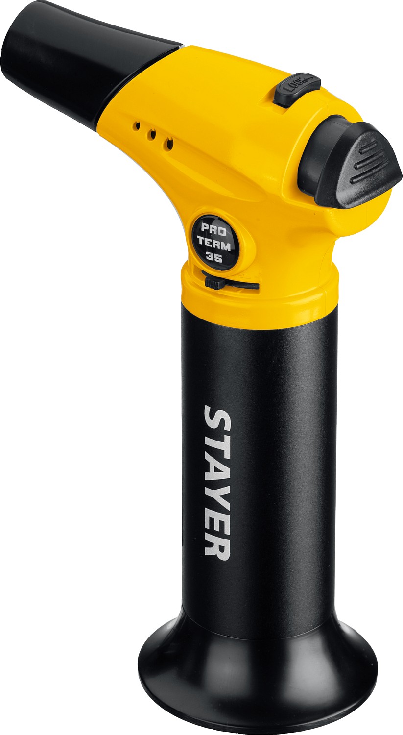 STAYER ProTerm 35 автономная портативная газовая горелка с пьезоподжигом, 1300°С, 55522 купить по цене 1&nbsp;820 ₽ в интернет магазине ТЕХСАД