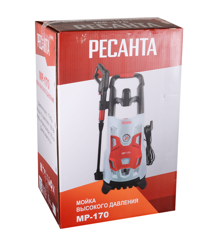 Мойка высокого давления Ресанта МР-170 купить по цене 13&nbsp;590 ₽ в интернет магазине ТЕХСАД
