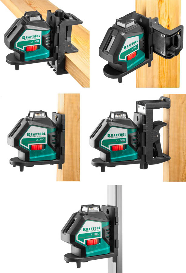 KRAFTOOL линейный лазерный нивелир c держателем CL70 2 34660-2 Professional купить по цене 11&nbsp;750 ₽ в интернет магазине ТЕХСАД