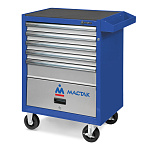 Тележка инструментальная, 5 полок и отсек, 'ОПТИМА', синяя МАСТАК 522-05581MB купить по цене 42&nbsp;450 ₽ в интернет магазине ТЕХСАД