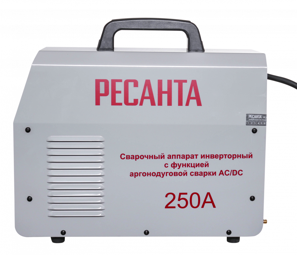Сварочный аппарат инверторный Ресанта САИ-250 АД AC/DC купить по цене 61&nbsp;090 ₽ в интернет магазине ТЕХСАД