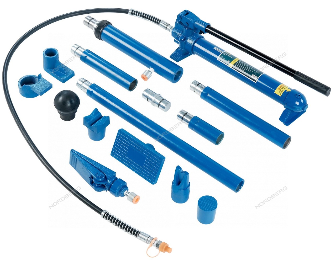 Набор гидравлического инструмента (гидравличекая растяжка), 10 т, кейс NORDBERG N3810N купить по цене 22&nbsp;118 ₽ в интернет магазине ТЕХСАД