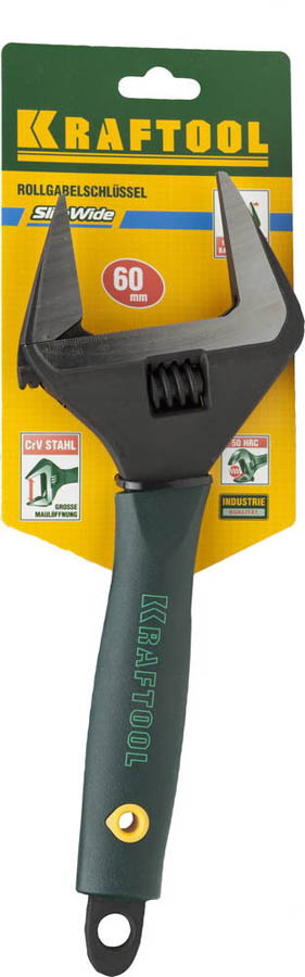 KRAFTOOL 300/60 мм, Cr-V, ключ разводной, SlimWide 27258-30 купить по цене 4&nbsp;670 ₽ в интернет магазине ТЕХСАД