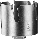 ЗУБР Ø 80 мм, твердосплавные резцы, коронка 29514-80 Профессионал купить по цене 1&nbsp;980 ₽ в интернет магазине ТЕХСАД