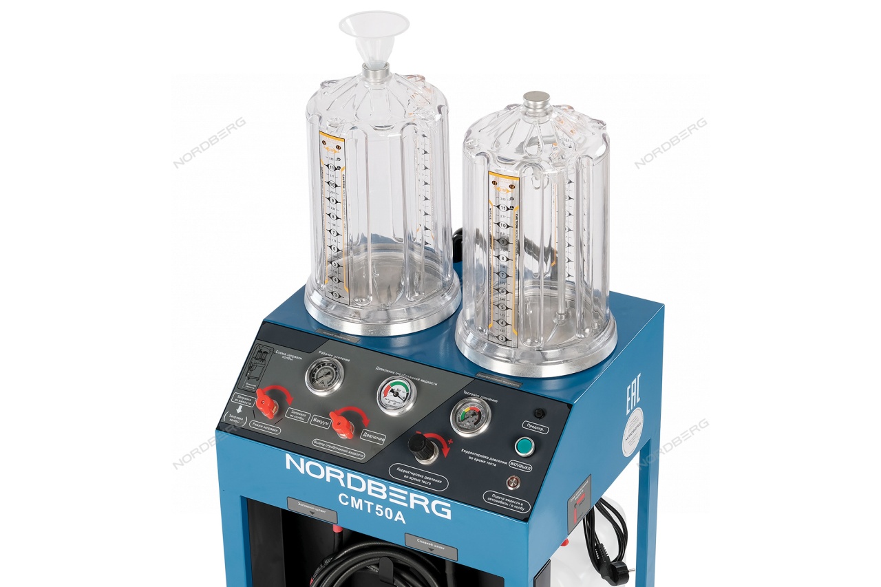 Установка для замены охлаждающей жидкости NORDBERG CMT50A купить по цене 76&nbsp;631 ₽ в интернет магазине ТЕХСАД