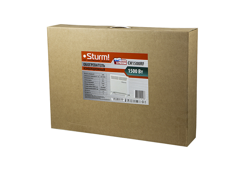 Конвекционный обогреватель Sturm! CH1500RF купить по цене 4&nbsp;750 ₽ в интернет магазине ТЕХСАД