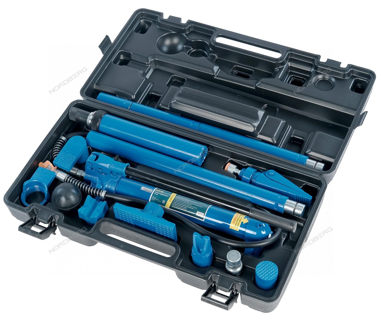 Набор гидравлического инструмента (гидравличекая растяжка), 10 т, кейс NORDBERG N3810N купить по цене 22&nbsp;118 ₽ в интернет магазине ТЕХСАД